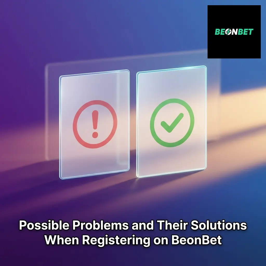 BeonBet registration problems and solutions table for SMS codes, email confirmation, DOB checks and bonus issues
