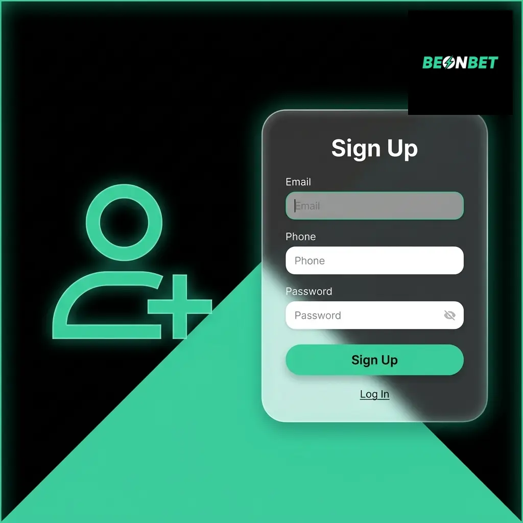 BeonBet Australia registration form showing sign-up options, account details, verification and first deposit steps